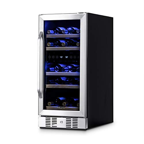 NewAir 15″ Built-in 29 Bottle Dual Zone Wine Fridge, Stainless Steel | The Storepaperoomates Retail Market - Fast Affordable Shopping
