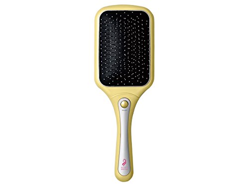 KOIZUMI Reset Brush Paddle Type (Dry Battery Type) KBE-2811/Y (Yellow)【Japan Domestic Genuine Products】