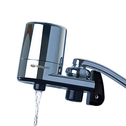 Instapure F2 Essentials Tap Water Filtration System (Chrome with Chrome Cap)