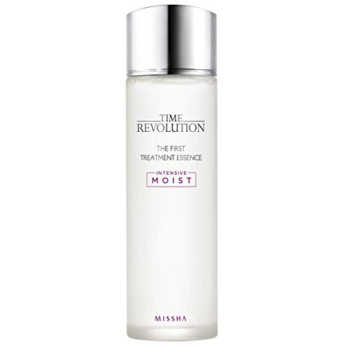Missha Time Revolution The First Treatment Essence Intensive Moist – Kbeauty concentrated essence with moisturizing antioxidants to moisturize & refine – Amazon QR Code Verified for Authenticity