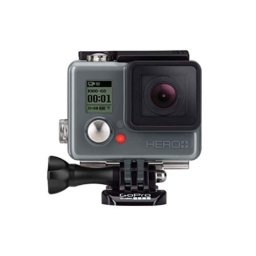 GoPro HERO+ Action Camera (Built-in Wi-Fi and Bluetooth Enabled, 1080p Movie, 8MP Photo, Waterproof to 131’)