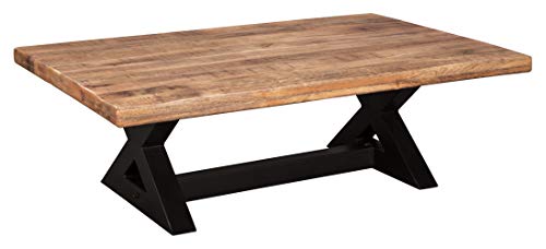 Signature Design by Ashley Wesling Coffee Table, Brown, Black
