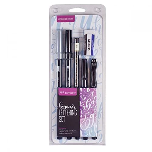 Tombow 56190 Beginner Lettering Set. Includes Everything You Need to Start Hand Lettering