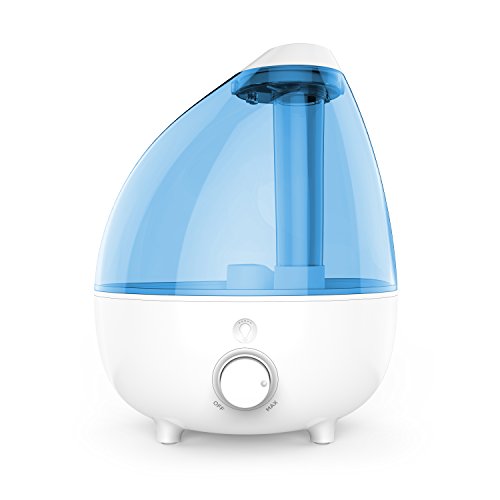 Pure Enrichment®️ MistAire™ XL Ultrasonic Cool Mist Humidifier – All Day Operation for Large Rooms, 1 Gallon Tank, Variable Mist Control, Automatic Shut-Off, Whisper Quiet, and Optional Night Light