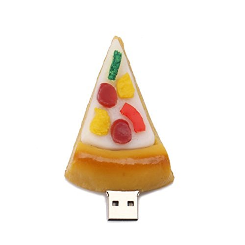 WooTeck 64GB Pizza USB Flash Drive Memory Stick