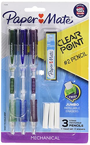 Paper Mate Multi-color #2 Mechanical Pencils with Lead 0.5mm