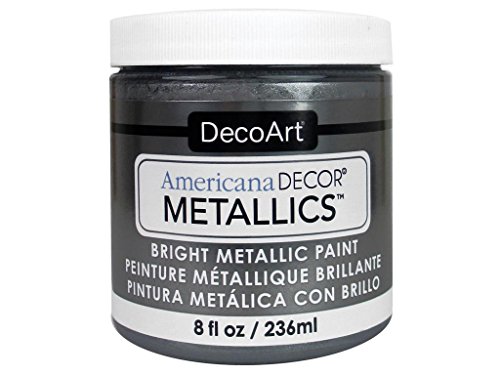 Decoart Metallics Acrylic Paint, 8 Fl. oz. Jar, Tin (Pack of 1)