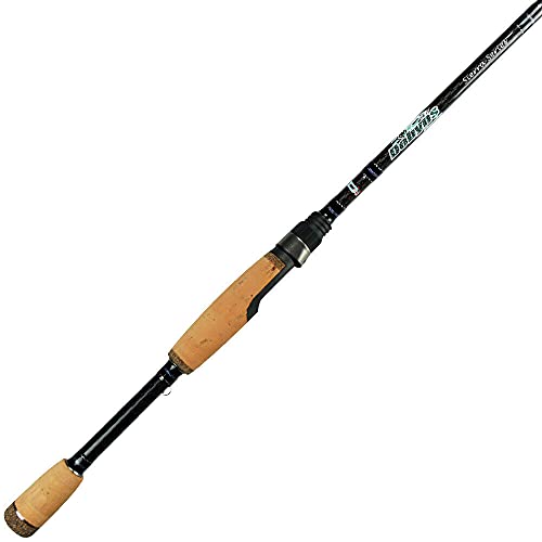 Dobyns Rods Sierra Series 7’0” Spinning Bass Fishing Rod SA700SF Ultra Finesse Fast Action | Modulus Graphite Blank w/Kevlar Wrapping | Fuji Reel Seat & Alconite Guides | Line 2-8lb Lure 1/16-5/16oz,