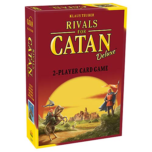 Rivals for CATAN Card Game for 2 Players Deluxe Edition (Base Game) ,Card Game for Adults and Family , Strategy Card Game,Ages 10+,Average Playtime 45 minutes,Made by Catan Studio 7.5 x 10.75 x 2.75