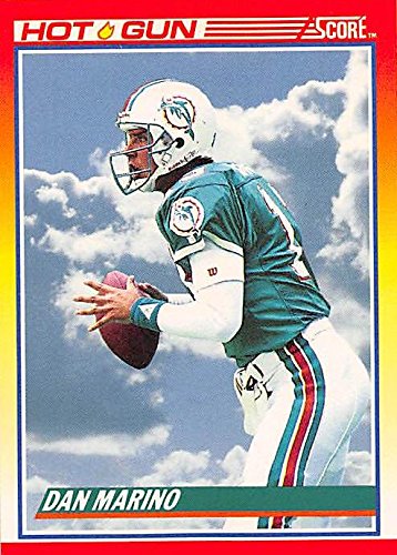 Dan Marino Football Card (Miami Dolphins) 1990 Score Hot Gun #320