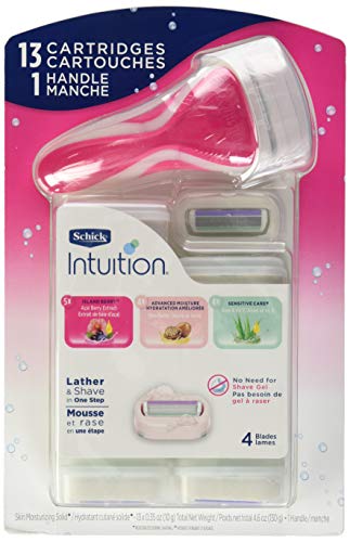 Schick Intuition Variety Pack 13 Refills w/ Razor Handle | The Storepaperoomates Retail Market - Fast Affordable Shopping