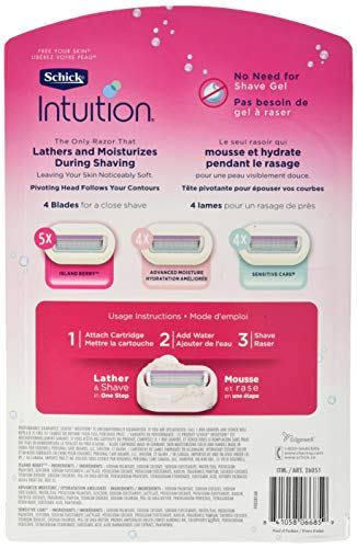 Schick Intuition Variety Pack 13 Refills w/ Razor Handle | The Storepaperoomates Retail Market - Fast Affordable Shopping