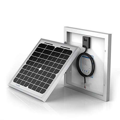 ACOPOWER HY010-12M 10 Watt 10W Mono Solar Panel for 12V Battery Charging RV Boat, Off Grid
