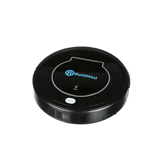 Rollibot Mini BL100 – Quiet Robotic Vacuum Cleaner. Robot Vacuum and Sweeper for Hard Surfaces