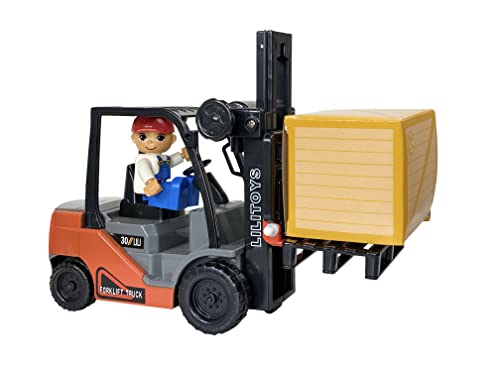 Big Daddy Light Duty Work Trucks Series Authentic Forklift with Load Included, Imagination Taken to The Next Level