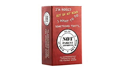 Not Parent Approved: A Fun Card Game and Gift for Kids 8-12, Tweens, Teens, Families and Mischief Makers – The Original, Hilarious Family Party Game