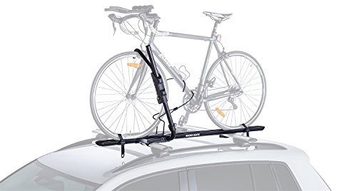 Rhino Rack Bike Roof Rack for Most Bikes, Secure Ratcheting Arm, Three Locking Systems, Ergonomic Handle, Universal Mounting for All Vehicles, Fits Most Bikes (RBC050)
