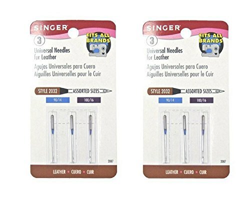 Singer Leather Machine Needles (2 PACK)