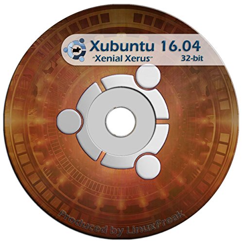Xubuntu Linux 16.04 DVD – FAST Desktop Live DVD – Replace Windows – Official 32-bit Release
