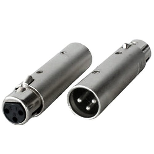 CESS XLR Male to XLR Female Cable Extension Extender Connector (jcx) (2 Pack)