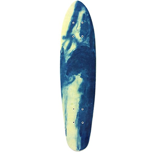 MPI NOS Fiberglass Skateboard Deck, Blue Marble, 6.63″ x 26.75″