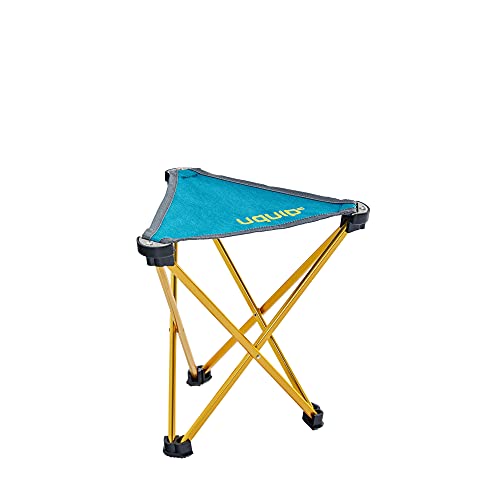 Uquip Trinity M Folding Mini Tripod Stool for Camping and Sports – Blue