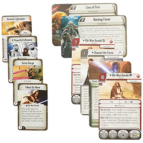 Star Wars Imperial Assault Board Game Obi-Wan Kenobi ALLY PACK | Strategy Game | Battle Game for Adults and Teens | Ages 14+ | 1-5 Players | Avg. Playtime 1-2 Hours | Made by Fantasy Flight Games