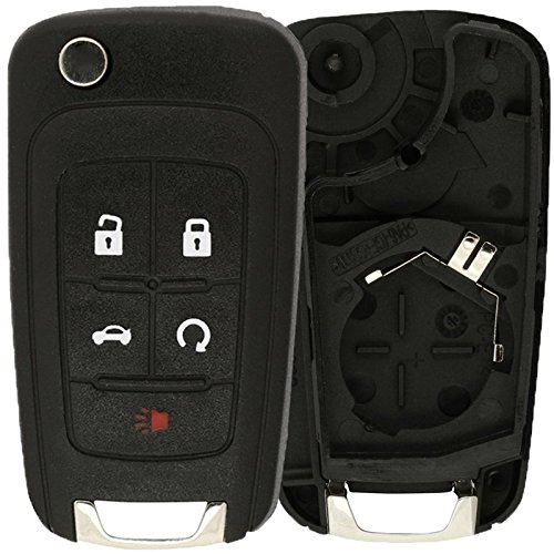 KeylessOption Just The Case Keyless Entry Remote Control Car Key Fob Shell Replacement for OHT01060512
