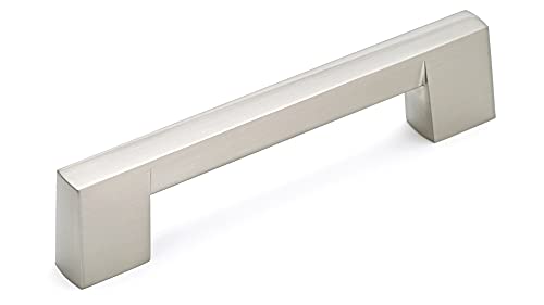 Richelieu Hardware BP86072128195 Wexford Collection 5 1/32 in (128 mm) Center Brushed Nickel Contemporary Cabinet Pull, 5″, Greys, Chromes, and Others