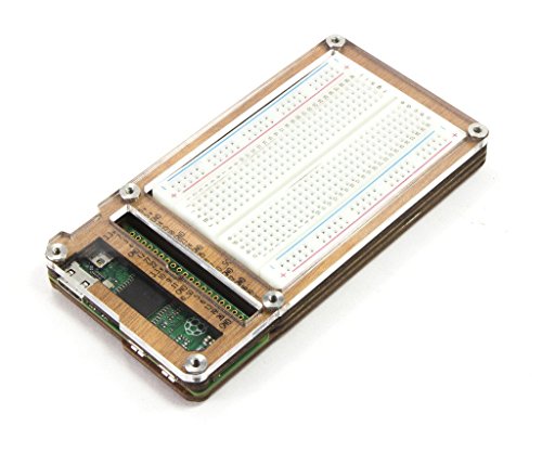 Zebra Zero Plus for Raspberry Pi Zero & Zero Wireless – Wood Includes Breadboard