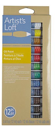 Artist’s Loft Fundamentals Oil Paint Set, 12 Count
