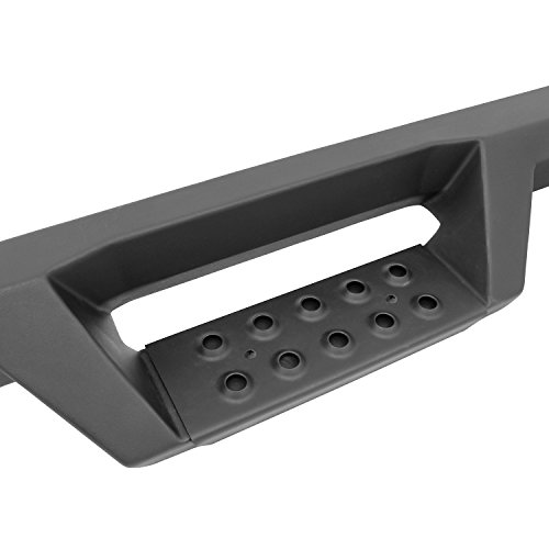 Westin 56-13295 HDX Drop Nerf Step Bars fits 2007-2018 Wrangler JK Unlimited 4dr Textured Black 1 Pair