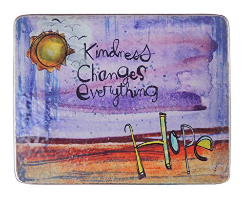 Cathedral Art (Abbey & CA Gift Kindness Changes Everything Art Metal Plaque, Silver