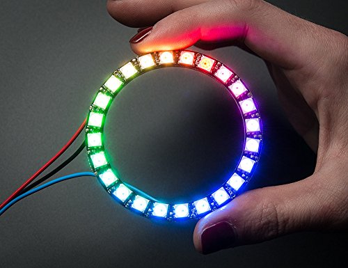 Adafruit (PID 1586 NeoPixel Ring – 24 x 5050 RGB LED with Integrated Drivers