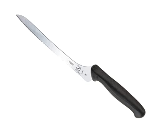 Mercer Culinary M23890 Millennia Black Handle, 9-Inch Offset Wavy Edge, Bread Knife | The Storepaperoomates Retail Market - Fast Affordable Shopping