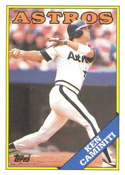 1988 Topps #64 Ken Caminiti RC Rookie Astros