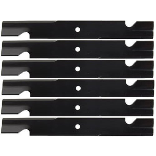 (6 Pack) Premium Replacement Notched Lawn Mower Deck Blade fits Toro 108-1114 108-1123 110-0405 | 20 ½” x 2 ½”