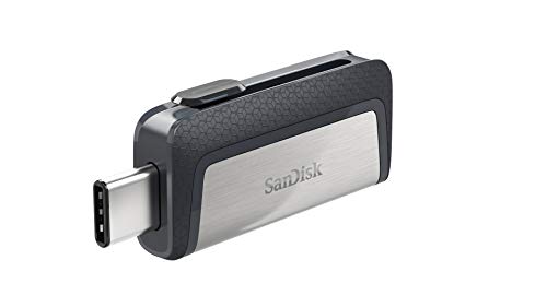 SanDisk 64GB Ultra Dual Drive USB Type-C – USB-C, USB 3.1 – SDDDC2-064G-G46, Grey/Silver