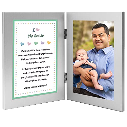 Poetry Gifts Gift for Uncle from Niece or Nephew for His Birthday, Add 4×6 Photo | The Storepaperoomates Retail Market - Fast Affordable Shopping