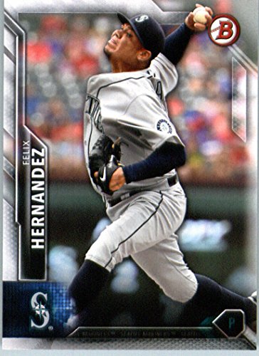 2016 Bowman #80 Felix Hernandez Seattle Mariners Baseball Card