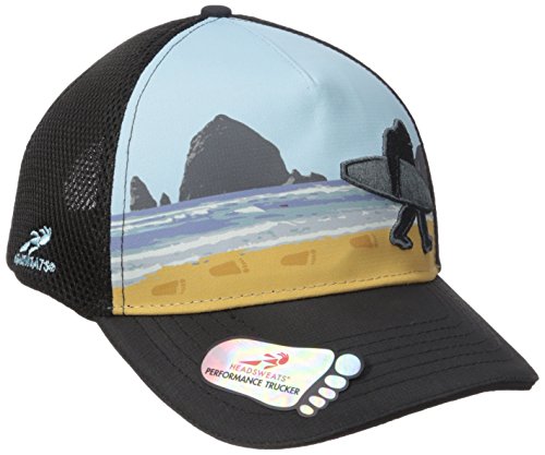 Headsweats Trucker Hat-Soft Tech 5 Panel Sublimated Bigfoot Surf