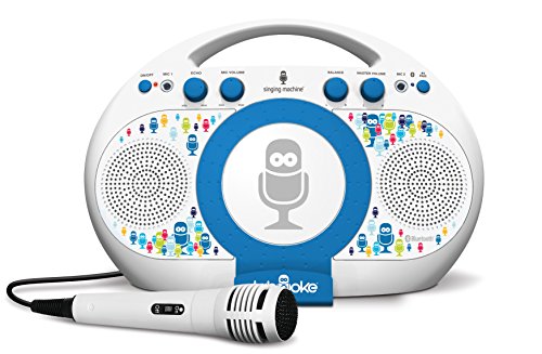 Singing Machine ISM398BT Karaoke System Home,White