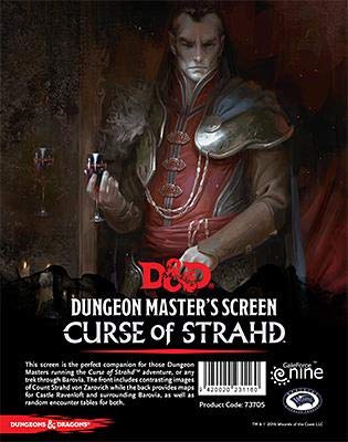 Dungeons & Dragons – “Curse of Strahd” DM Screen