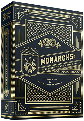 Monarch Playing Cards by theory11 , Blue, 3.5 x 2.5-Inch