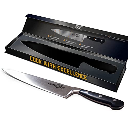 KUMA Multipurpose Chef Knife – 8 Inch Professional Sharp knife – Kitchen knife For Cutting, Chopping and Dicing With Incomparable Ergonomic Grip