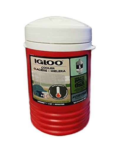 The Multi Purposed Igloo Legend 1-Qt Beverage Container, Diablo Red