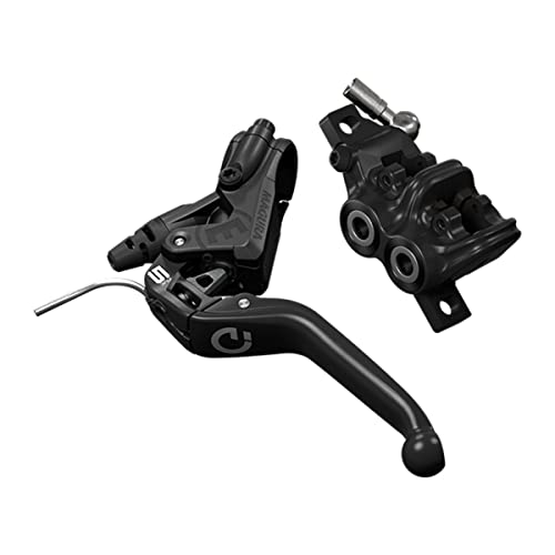 Magura MT5e Scheibenbremse VR/HR Ausführung Schalter: HIGO-Schliesser, Bicycle Brake, Unisex-Adult, Black, One Size