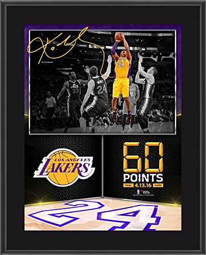 Kobe Bryant Los Angeles Lakers 10.5″ x 13″ 60 Point Finale Sublimated Plaque – NBA Team Plaques and Collages