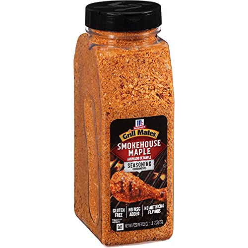 McCormick Grill Mates Smokehouse Maple Seasoning, 28 oz – One 28 Ounce Container of Smokehouse Maple Seasoning, Perfect on Pork Chops, Chicken, Burgers and More