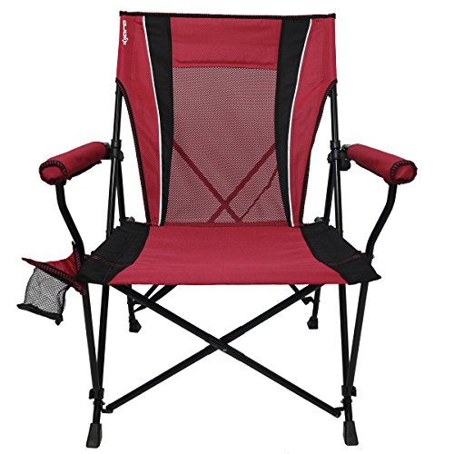 Kijaro Enjoy Versatile Folding Sports, Outdoor Chair & Lawn Chair, Dual Lock Feature, Red Rock Canyon (Hard Arm)